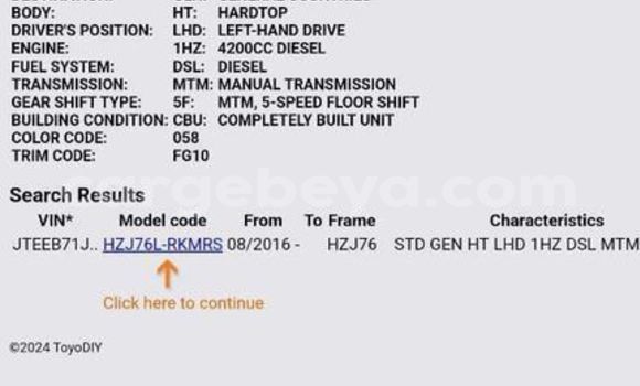 Buy Used Toyota Land Cruiser Other Car in Addis–Ababa in Ethiopia Buy Used Toyota Land Cruiser Other Car in Addis–Ababa in Ethiopia