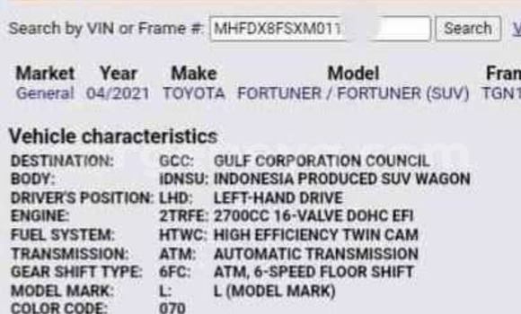 ይግዙ ያገለገለ Toyota Fortuner ነጭ መኪና በ አዲስ አበባ በ ኢትዮጵያ ይግዙ ያገለገለ Toyota Fortuner ነጭ መኪና በ አዲስ አበባ በ ኢትዮጵያ