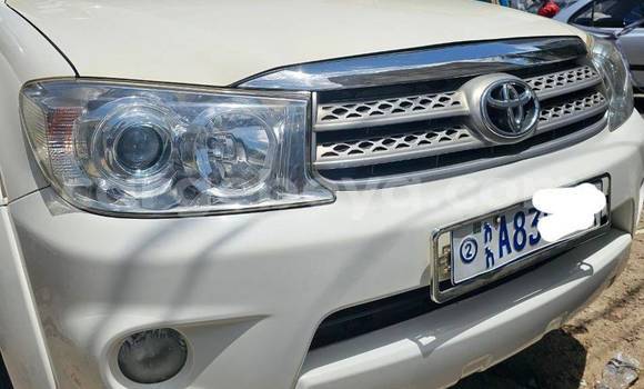 Buy Used Toyota Fortuner White Car in Addis–Ababa in Ethiopia