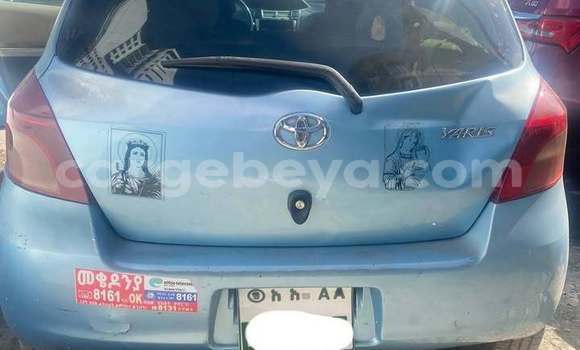 Buy Used Toyota Yaris Blue Car in Addis–Ababa in Ethiopia Buy Used Toyota Yaris Blue Car in Addis–Ababa in Ethiopia