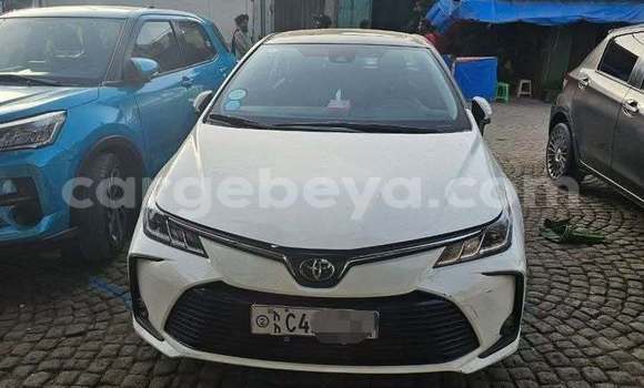 Buy Used Toyota Corolla White Car in Addis–Ababa in Ethiopia