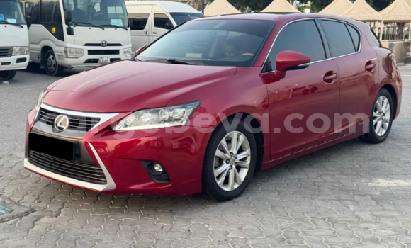 Buy Used Lexus CT Red Car in Addis–Ababa in Ethiopia