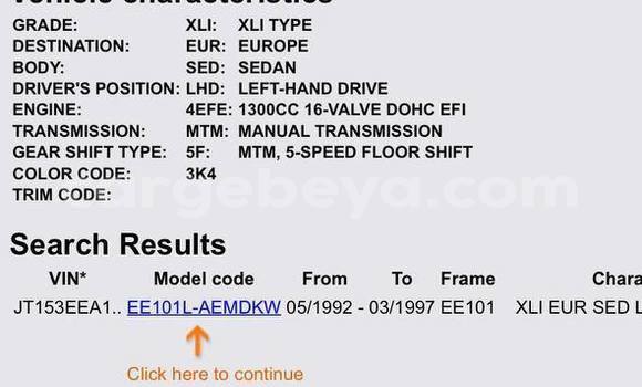 ይግዙ ያገለገለ Toyota Corolla ቀይ መኪና በ አዲስ አበባ በ ኢትዮጵያ ይግዙ ያገለገለ Toyota Corolla ቀይ መኪና በ አዲስ አበባ በ ኢትዮጵያ